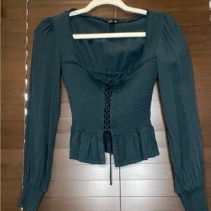 Forever 21 Corset Style Top - Size S